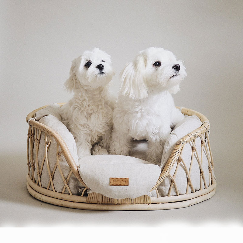 Woven Pet Bed Sofa For Dogs